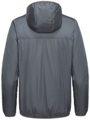 Men's Casual Hooded Windbreaker Jacket Lightweight Jacket