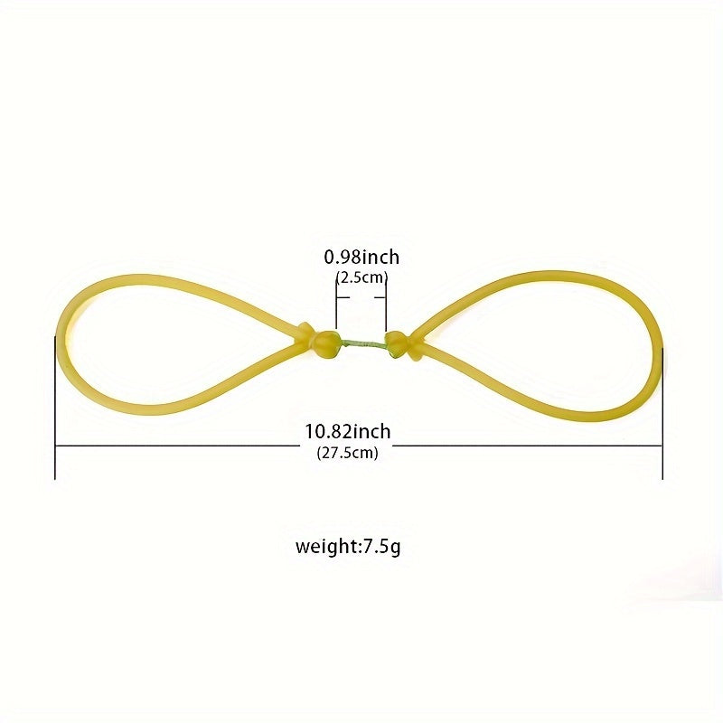 9pcs Bow Fishing Tubular Bands Replacement Rubber Band