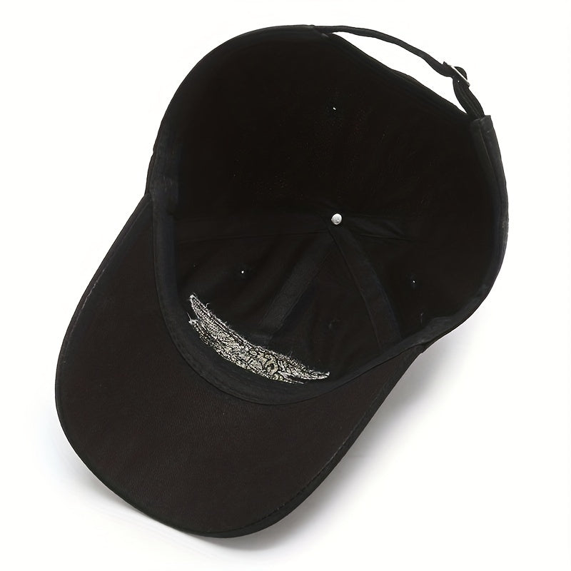 Spring Harpoon Embroidery Baseball Cap Outdoor Sports Visor