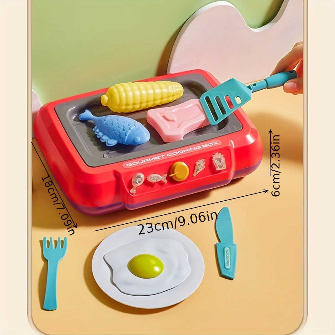 Kids Induction Cooker Food Changing Kitchen Play Set