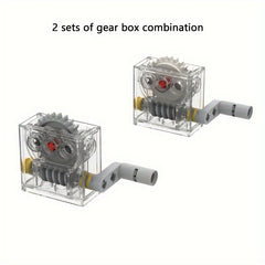 ABS Gear Box Set 18pcs Building Blocks Accessories for 3648 4716 33299