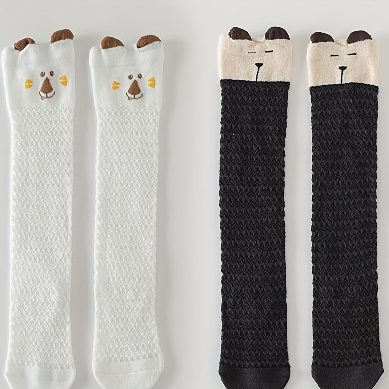 2pairs Baby Girls Animal Over The Knee Socks