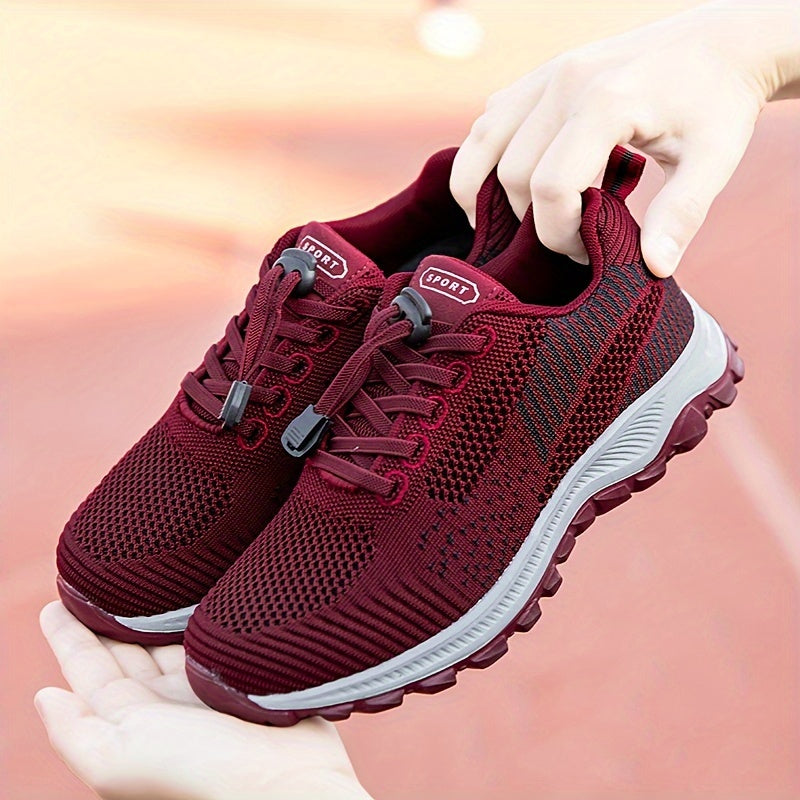 Women's Soft Sole Comfort Walking Shoes Non slip Mesh Casual Sneakers for Gym