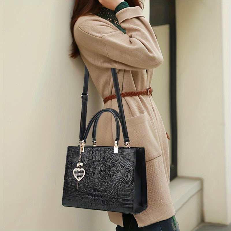 Stylish Love Womens Tote Bag with Clutch Purse