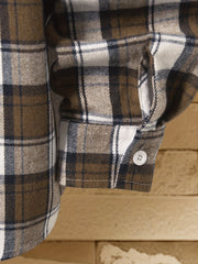 Men's Plaid Print Long Sleeve Button Up Shirt Lapel Casual Shirt Tops