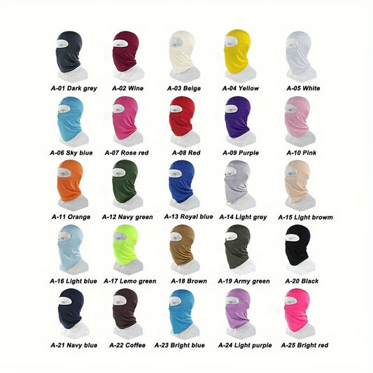Breathable Balaclava Motorcycle Head Cover Full Face Mask Neck Gaiter