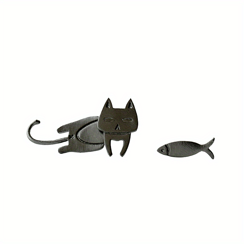 Cat Fish Stud Earrings Funny Ear Jewelry Accessories