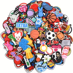 Cartoon Shoe Charms PVC Soft Shoe Decorations Casual Style Shoe Accessories