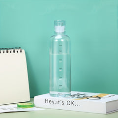 500ml 750ml Clear Plastic Water Cup With Time Scale