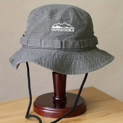 Foldable Outdoor Sunshade Boonie Hat Breathable Cotton Cowboy Hat