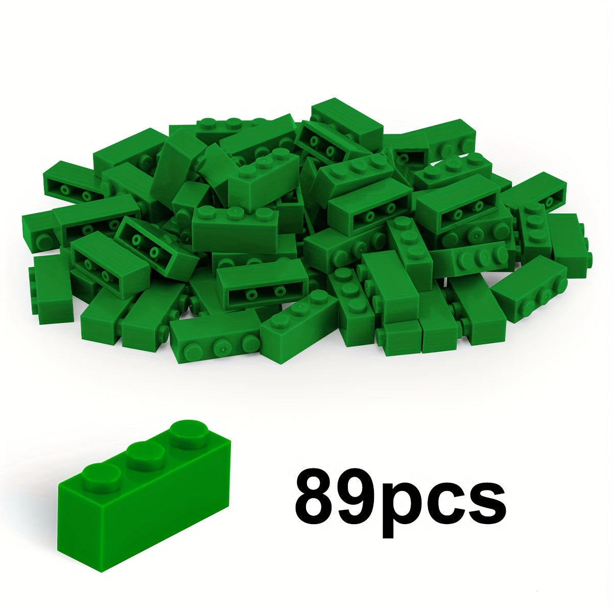 89pcs 1x3 High Brick DIY Puzzle Toy Set - Holiday Gift for Kids