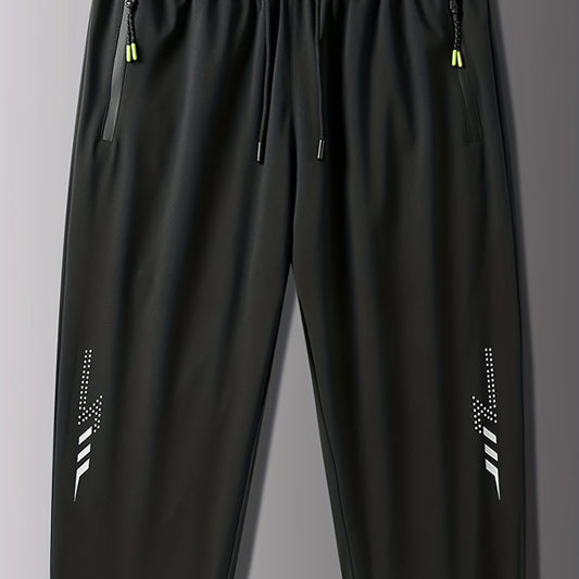 Men's Active Quick Drawstring Loose Long Shorts for Outdoor Summer