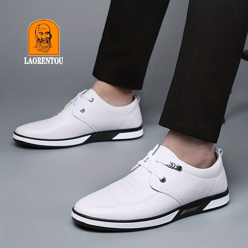 Men's Breathable Leather Dress Shoes For Office