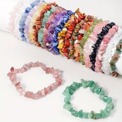 1pc Mixed Natural Crystal Stone Beads Pendants DIY Jewelry Making Accessories