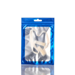 50pcs Aluminized Foil Window Bags 80x130mm Self Sealing Pouches