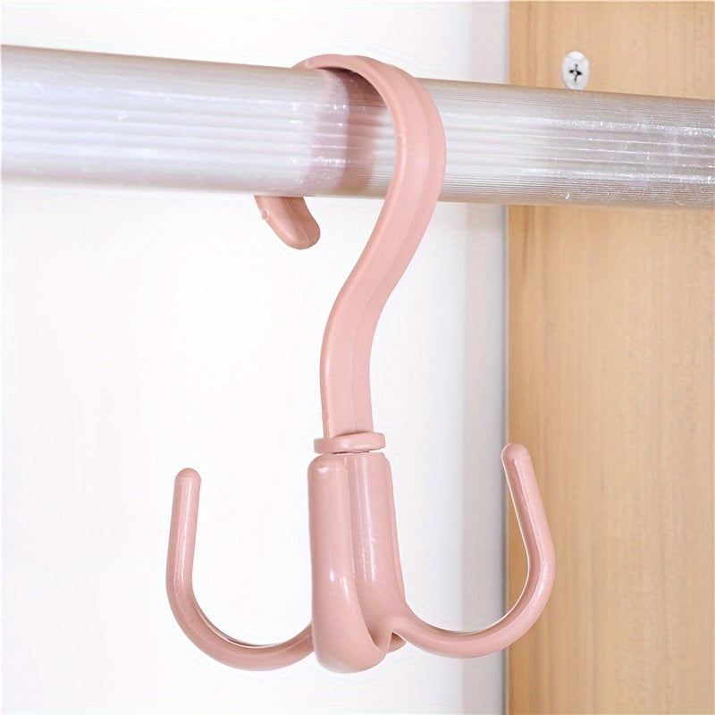 Scarf Belt Clothes Storage Rack Hook 360 Degrees Rotation 20 Claw Scarf Rack