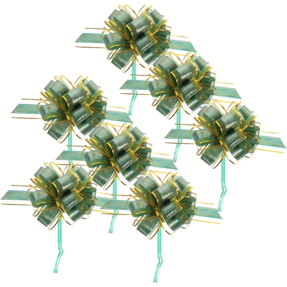 20pcs Plastic Bow Ornaments Party Supplies Gift Wrap Christmas Props