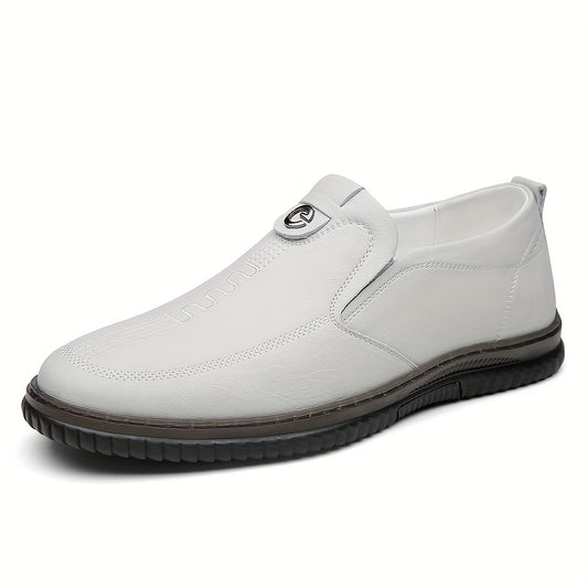 Men's Pointed Toe Loafers Slip On Flat Shoes
