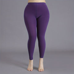  100D Solid Nylon High Rise Stretchy Tights