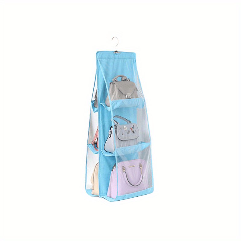 8 Pocket Hanging Purse Organizer - Maximize Closet Space