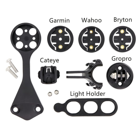 Universal Bike Mount for GoPro Garmin Bryton Cat Eye Hands Free Riding