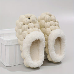 Bubble Plush Slides Slippers Soft Sole Non Slip Shoes