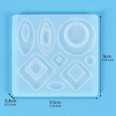 Crystal Drop Glue Mold Epoxy Resin Jewelry Silicone Mold
