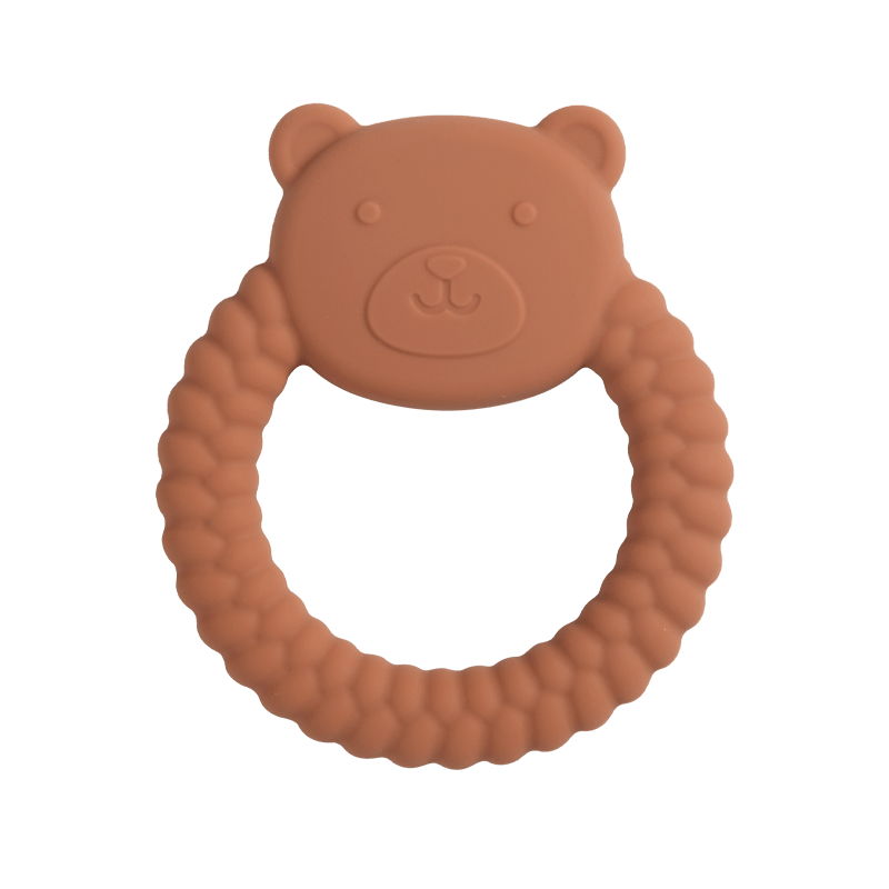 Colorful Silicone Bear Teething Toy for Babies