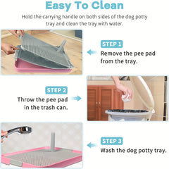 Indoor Dog Litter Box Holder Puppy Training Tray