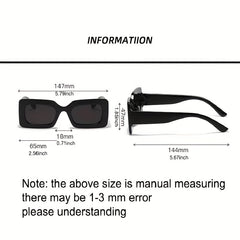 Men's Rectangle Anti Light Sunglasses for Casual Wear