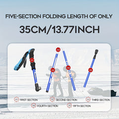 Mountain Tech Lightweight Aluminum Hiking Stick