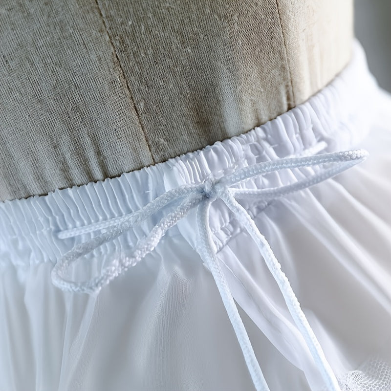 Princess Lace Dress with Adjustable Waist for 3-12 Year Old Girl