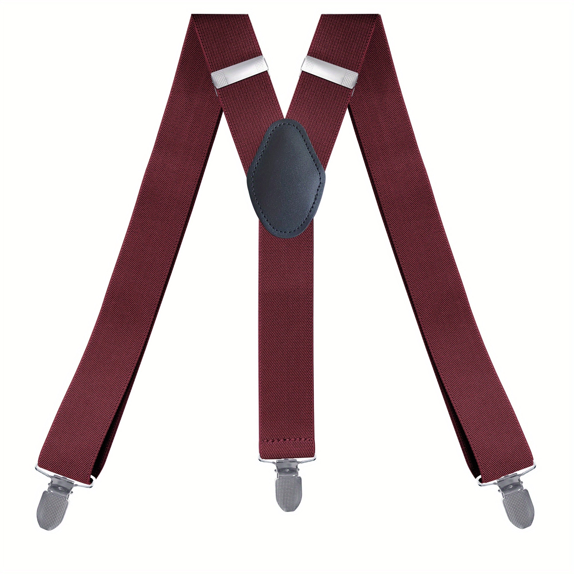 Men's Y Suspenders 3 Clip Elastic