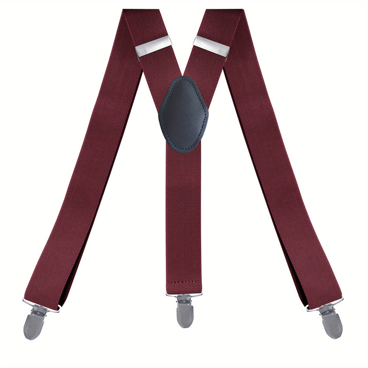 Men's Y Suspenders 3 Clip Elastic