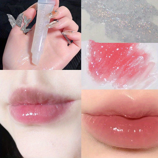 Water Glow Lip Gloss with Mirror Overlay