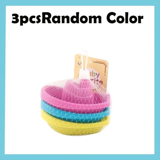 Rainbow Stacking Boats Non-Toxic Bath Toys for Boys and Girls