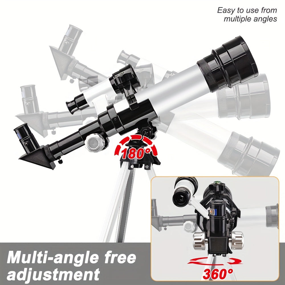 Kids Metal Appearance Telescope with Accessories