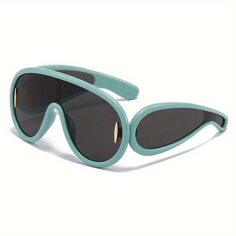 Y2K Mirrored UV400 Sunglasses for Women Men