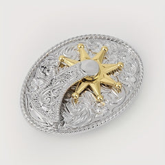 Vintage Rotating Boot Belt Buckle Western Jeans Accessories