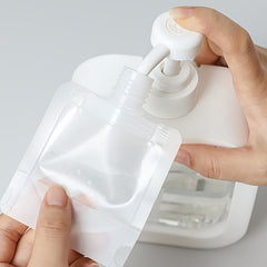5 PCS Refillable Flat Pouch Travel Bottles Set 30ml 50ml 100ml