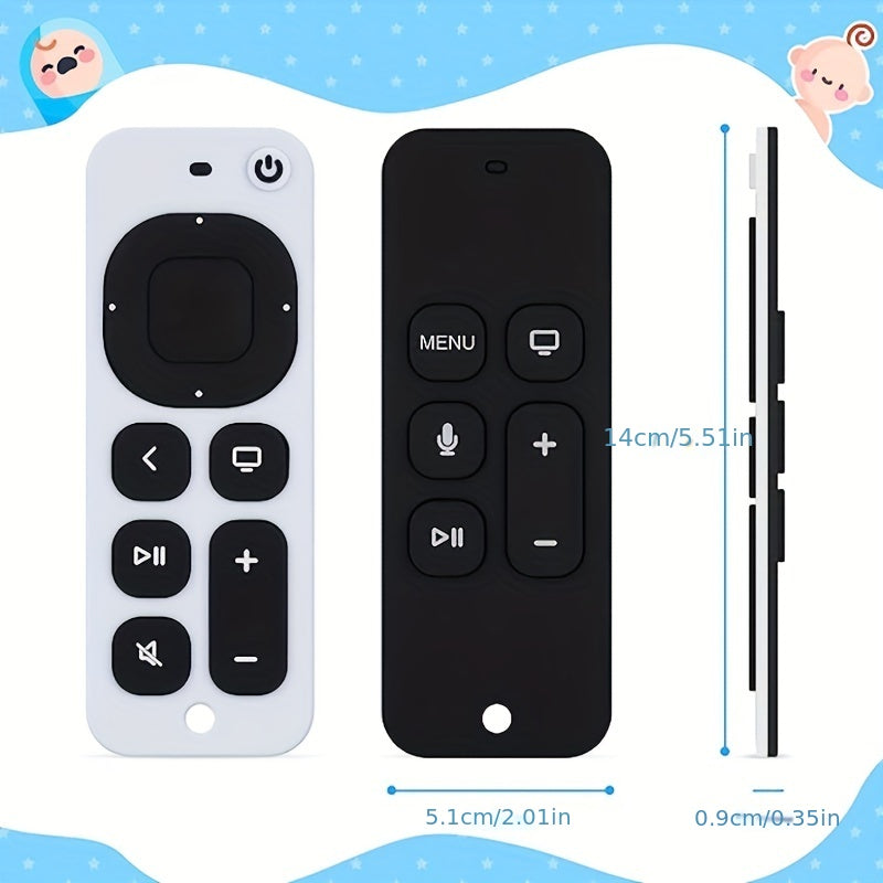 Silicone Remote Control Shape Teething Toy for Boys and Girls