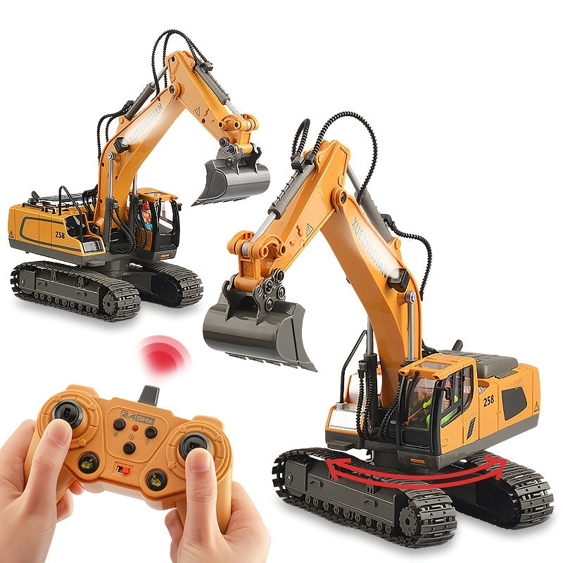 Kids Remote Control Excavator Crawler Digging Machine Toy