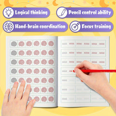 Pen Control Workbook Kids 5 7 Alphabet Numbers Shapes Tracing Practice