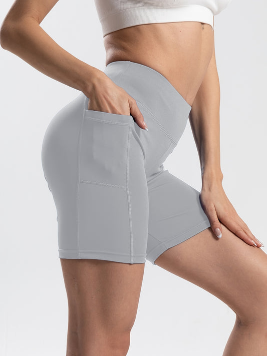 High Stretch Biker Shorts High Waist Workout Comfort Fitness Shorts