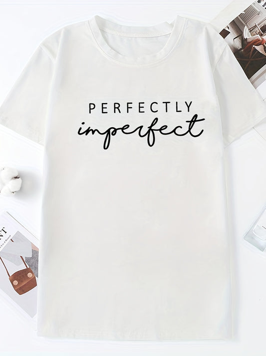 Letter Printed Crew Neck Casual Sports T-shirts