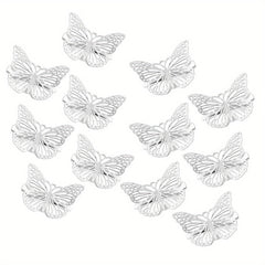 12pcs Metal Butterfly Hair Clip Hair Accessories For Women