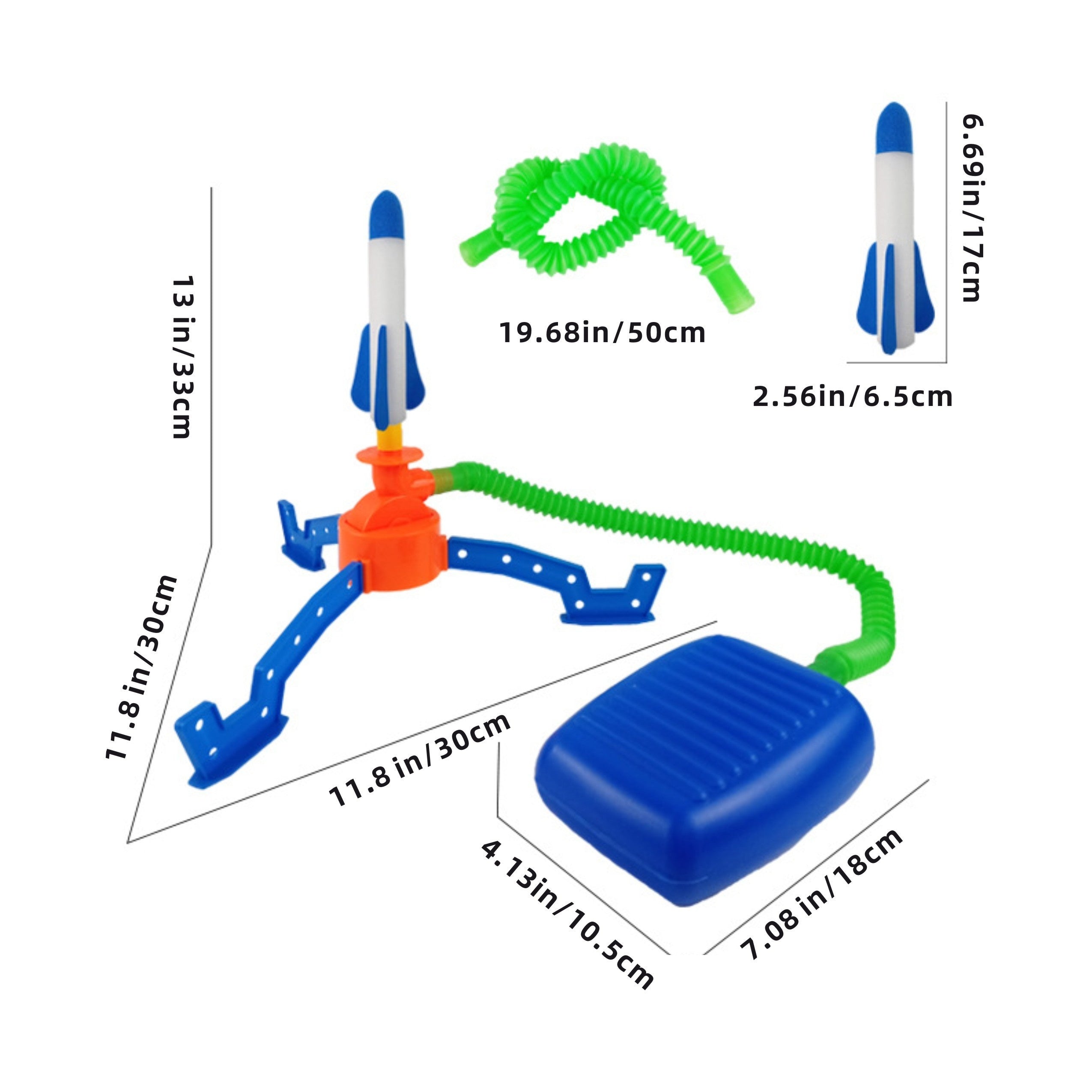 Outdoor Ejection Flying Rocket Early Educational Toy
