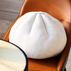 Bun Throw Pillow Decompression Plush Toy for Bedroom Sofa Decor