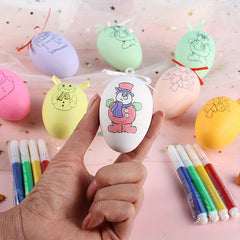 DIY Painted Eggs Christmas Street Stall Toys