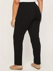  Elastic High Rise Trousers